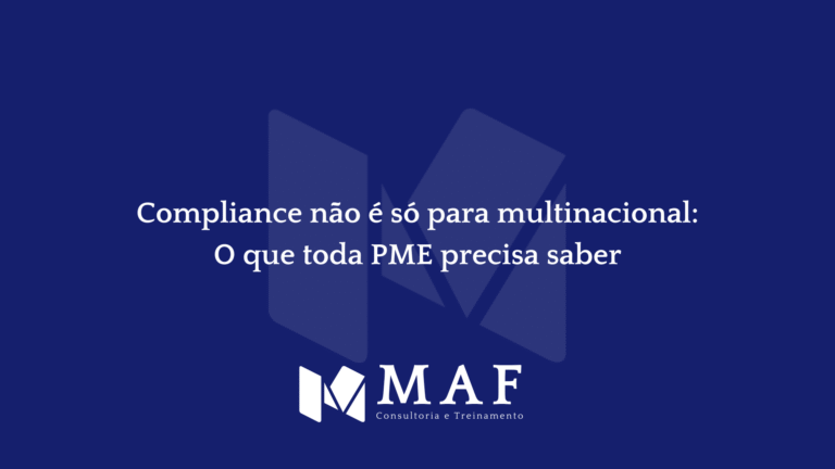 Compliance não é só para multinacional: o que toda PME precisa saber