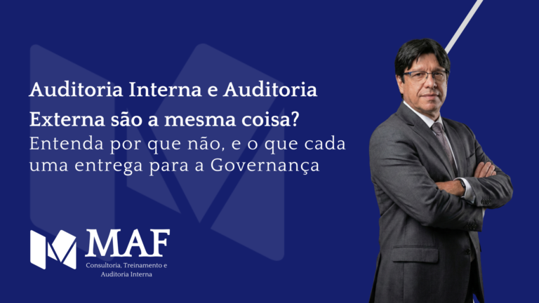 Entenda por que NÃO, e o que cada uma entrega para a Governança