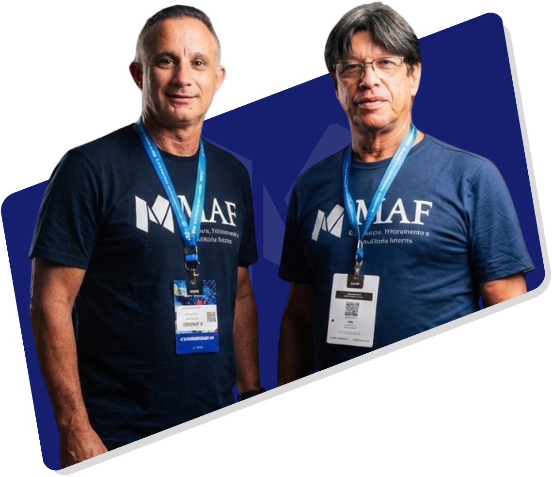 Antonio Martiningo Filho e Luiz Eduardo, sócios da MAF Consultoria e Treinamento